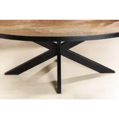 Invicta Stół do jadalni oval MOUNTAIN SOUL MDF 240cm / 45671