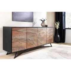 Invicta Komoda MOUNTAIN SOUL akacja optyka kamienia naturalnego 175cm / 45677