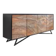 Invicta Komoda MOUNTAIN SOUL akacja optyka kamienia naturalnego 175cm / 45677