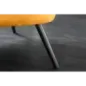 Fotel uszak AMSTERDAM musztardowo żółty aksamit 82cm / 44484 Fotel uszak AMSTERDAM musztardowo żółty aksamit 82cm / 44484