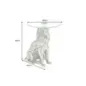 Invicta WILDLIFE LION Stolik kawowy antyczne srebro 45cm / 44826