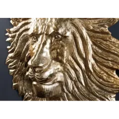 Invicta WILDLIFE LION Dekoracja ścienna antyczne złoto 35cm / 43954