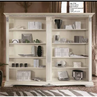 VIVALDI CREMA Włoska Luksusowa Ściana TV ze zdobieniami 350 x 215 x 60cm / 1726