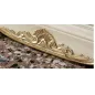 VIVALDI CREMA Włoska Luksusowa Szafka TV mini ze zdobieniami 213 x 57 x 59cm / 1752 VIVALDI CREMA Włoska Luksusowa Szafka TV mini ze zdobieniami 213 x 57 x 59cm / 1752