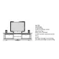 VIVALDI CREMA Włoska Luksusowa Szafka TV mini ze zdobieniami 213 x 57 x 59cm / 1752 VIVALDI CREMA Włoska Luksusowa Szafka TV mini ze zdobieniami 213 x 57 x 59cm / 1752