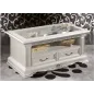 VIVALDI CREMA Włoski Zestaw biurowy ze zdobieniami 3 elementy / 1700Z VIVALDI CREMA Włoski Zestaw biurowy ze zdobieniami 3 elementy / 1700Z