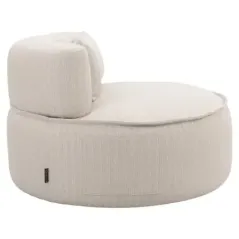 Zewnętrzny obrotowy fotel wypoczynkowy Nammos beżowy (22080 Beige) - Richmond