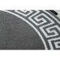 Dywan HAMPTON Versace Grecki wzór szary koło 120cm / GR2885