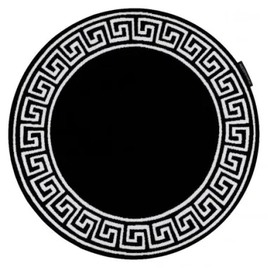 Dywan HAMPTON Versace Grecki wzór czarny 120cm / GR2883