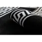 Dywan HAMPTON Versace Grecki wzór czarny 120cm / GR2883