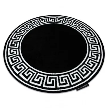 Dywan HAMPTON Versace Grecki wzór czarny 140cm / GR2901