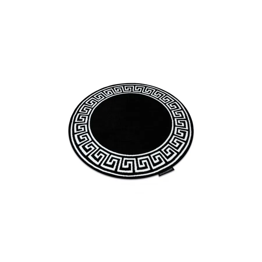 Dywan HAMPTON Versace Grecki wzór czarny 140cm / GR2901