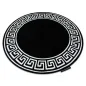 Dywan HAMPTON Versace Grecki wzór czarny 140cm / GR2901
