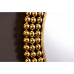 Invicta Lustro ścienne PEARLS żelazne złoto 76cm /  43821