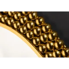 Invicta Lustro ścienne PEARLS żelazne złoto 76cm /  43821
