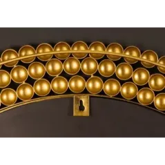 Invicta Lustro ścienne PEARLS żelazne złoto 76cm /  43821