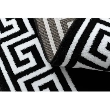 Dywan HAMPTON Versace Grecki wzór czarny 140cm / GR2901