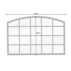 Invicta lustro ścienne PARIS czarne 120cm / 43873
