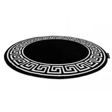 Dywan HAMPTON Versace Grecki wzór czarny koło 160cm / GR2910Dywan HAMPTON Versace Grecki wzór czarny koło 200cm / GR4802