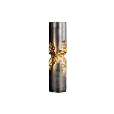 Invicta Wazon PRECIOUS efekt uderzenia młotka czarno-złoty 50cm / 44890