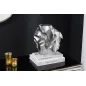 Invicta Wazon LIQUID efekt uderzenia młotka Srebrny 25cm / 44879