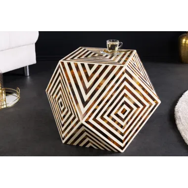 Invicta Stolik boczny BONE INLAY 40cm / 43662