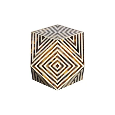 Invicta Stolik boczny BONE INLAY 40cm / 43662