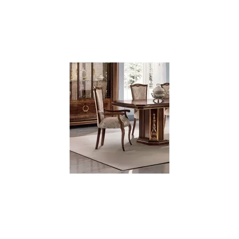 MODIGLIANI Włoskie Krzesło tapicerowane z podłokietnikiem 58cm art.240 / Arredoclassic MODIGLIANI Włoskie Krzesło tapicerowane z podłokietnikiem 58cm art.240 / Arredoclassic