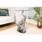 Invicta Stolik boczny ELEPHANT szkło hartowane 80cm / 43557