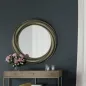 MILANO Włoskie Lustro metalowa rama Ø 109cm / 9241