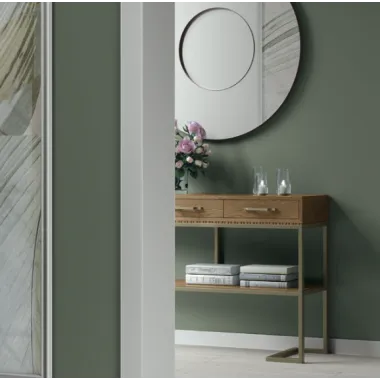 MILANO Włoskie Lustro metalowa rama Ø 109cm / 9241