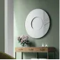 MILANO Włoskie Lustro szklana rama Ø 100cm / 92227