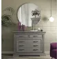 MILANO Włoskie Lustro szklana rama Ø 100cm / 92227