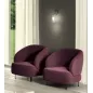 MILANO Włoski fotel tapicerowany kolor MOND 009 89 x 76 x 77cm / 92150
