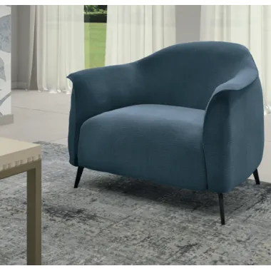 MILANO Włoski fotel tapicerowany kolor CRISS 402 89 x 76 x 77cm / 92150