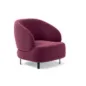 MILANO Włoski fotel tapicerowany kolor MOND 009 89 x 76 x 77cm / 92150