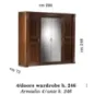 MODIGLIANI Włoska Szafa do sypialni 4 drzwiowa 290 x 246 x 73cm / Arredoclassic MODIGLIANI Włoska Szafa do sypialni 4 drzwiowa 290 x 246 x 73cm / Arredoclassic