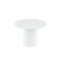 Invicta Stół UNIQUE okrągły ceramiczny biały marmurowy blat 120cm / 46383