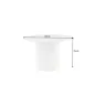 Invicta Stół UNIQUE okrągły ceramiczny biały marmurowy blat 120cm / 46383