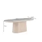 Invicta Stół UNIQUE owalny optyka szarego marmuru 200cm / 46380