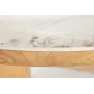 Invicta Stół UNIQUE owalny optyka białego marmuru 200cm / 46381 Invicta Stół UNIQUE owalny optyka białego marmuru 200cm / 46381