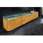 Invicta Szafka RTV VENEZIANO zielony marmur 200cm / 44534