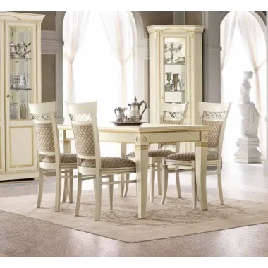 PALAZZO DUCALE ECRU Włoska komoda 3 drzwiowa 160 x 94 x 52.5cm / 71BO05