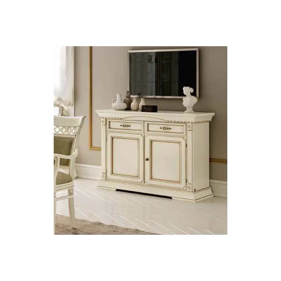 PALAZZO DUCALE ECRU Włoska komoda 2 drzwiowa 114 x 94 x 52.5cm / 71BO04 PALAZZO DUCALE ECRU Włoska komoda 2 drzwiowa 114 x 94 x 52.5cm / 71BO04