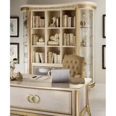 MELODIA Włoski fotel biurowy obrotowy z podłokietnikami  66 X 110 X 70cm / ArredoClassic