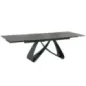 Invicta Stół INFINITY rozkładany ceramiczny optyka marmuru rdzawa czerń 180-220-260cm / 45182