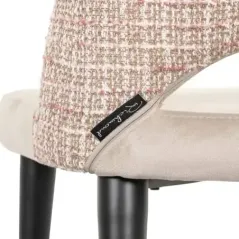 Krzesło Tabitha khaki aksamit / trendy rose (Be trendy 1673 rose) - Richmond