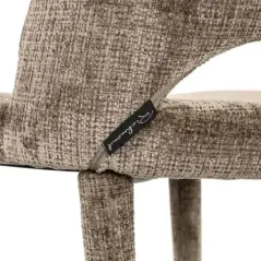 Krzesło Cecilia kamień chenille ognioodporne (Niagara 104 Stone Chenille) - Richmond