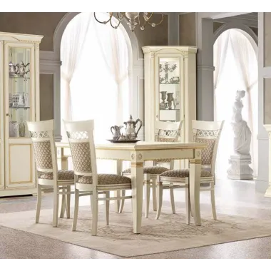 PALAZZO DUCALE ECRU Włoski Stół rozkładany 140-230 x 76 x 85cm / 71BO53