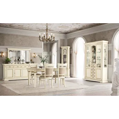 PALAZZO DUCALE ECRU Włoskie biurko Junior 118 x 78 x 61cm / 71BO04SR